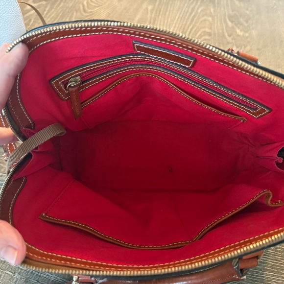 Dooney & Bourke Black and White Satchel Pair - Picture 5 of 7